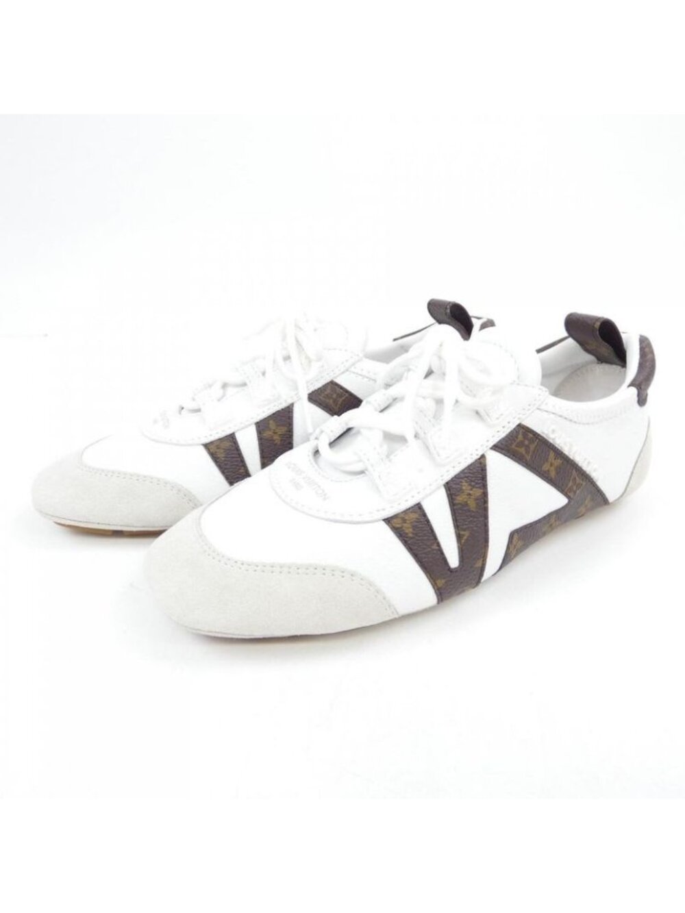 Louis Vuitton Size 36.5 White Sneakers - Picture 3 of 6